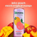 Bebida energética burbujeante Peach Mango Bloom