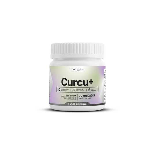 CURCU+ – Gomitas con Cúrcuma, Vitamina C, Magnesio & Zinc TMX Wellness