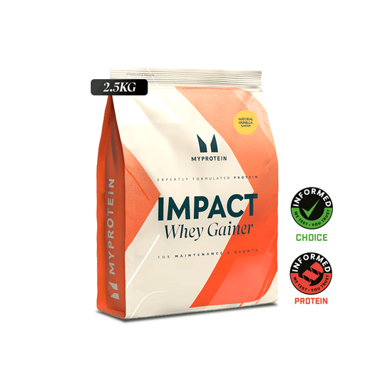Impact Whey Gainer Vainilla 2.5 kg Myprotein