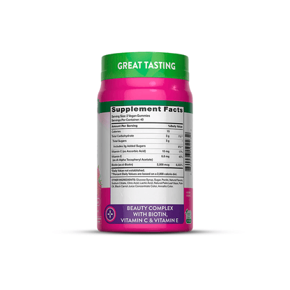 Cabello, Piel y Uñas con 2500 mcg de Biotina Gomitas Nature's Truth