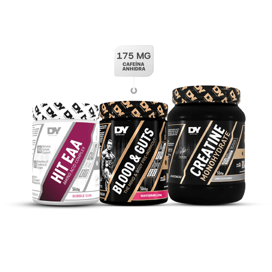 Blood & Guts Sandía 380 g + Creatina DY 500 g + HIT EAA Bubble Gum