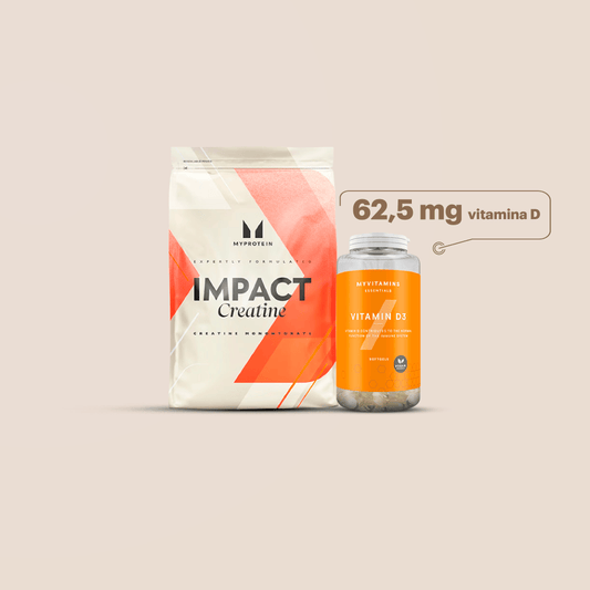 Fuerza e Inmunidad: Creatina 250gr MP + D3 MP a 1 sol