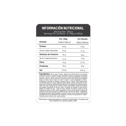 Barra de Proteína en Capas Caja de 12 Unidades