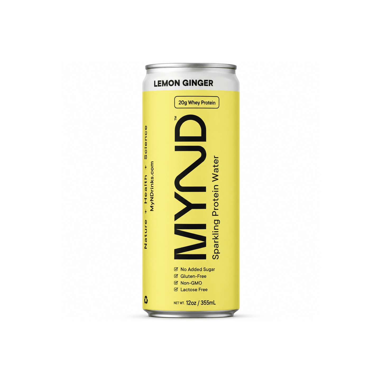 Pack 12 Latas de proteína espumosa Mynd Limón Ginger