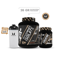 Shadowhey Isolate Chocolate 2 kg + Creatina DY 500 g + Shaker Myprotein 600 ml