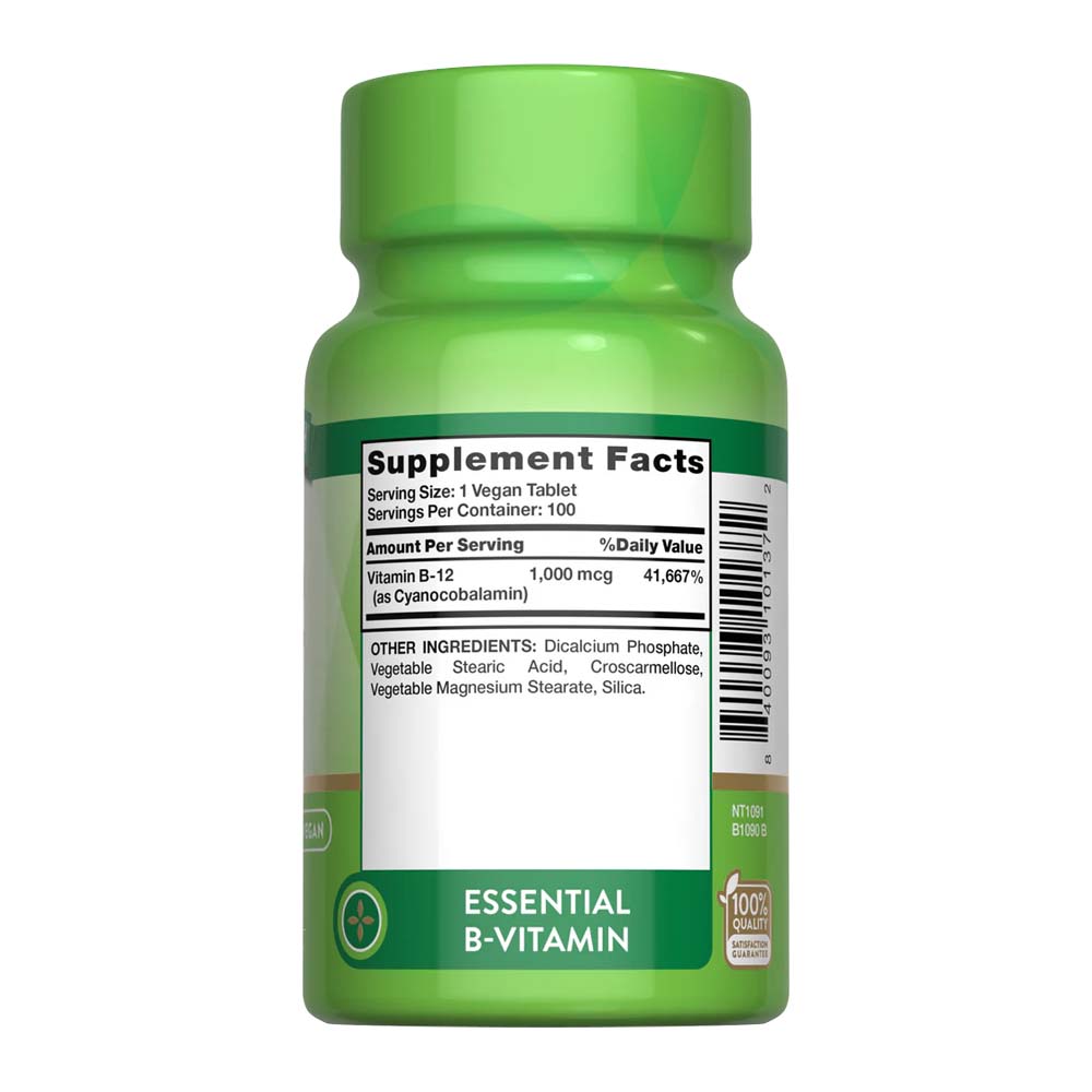 Vitamina B-12 1,000 mcg