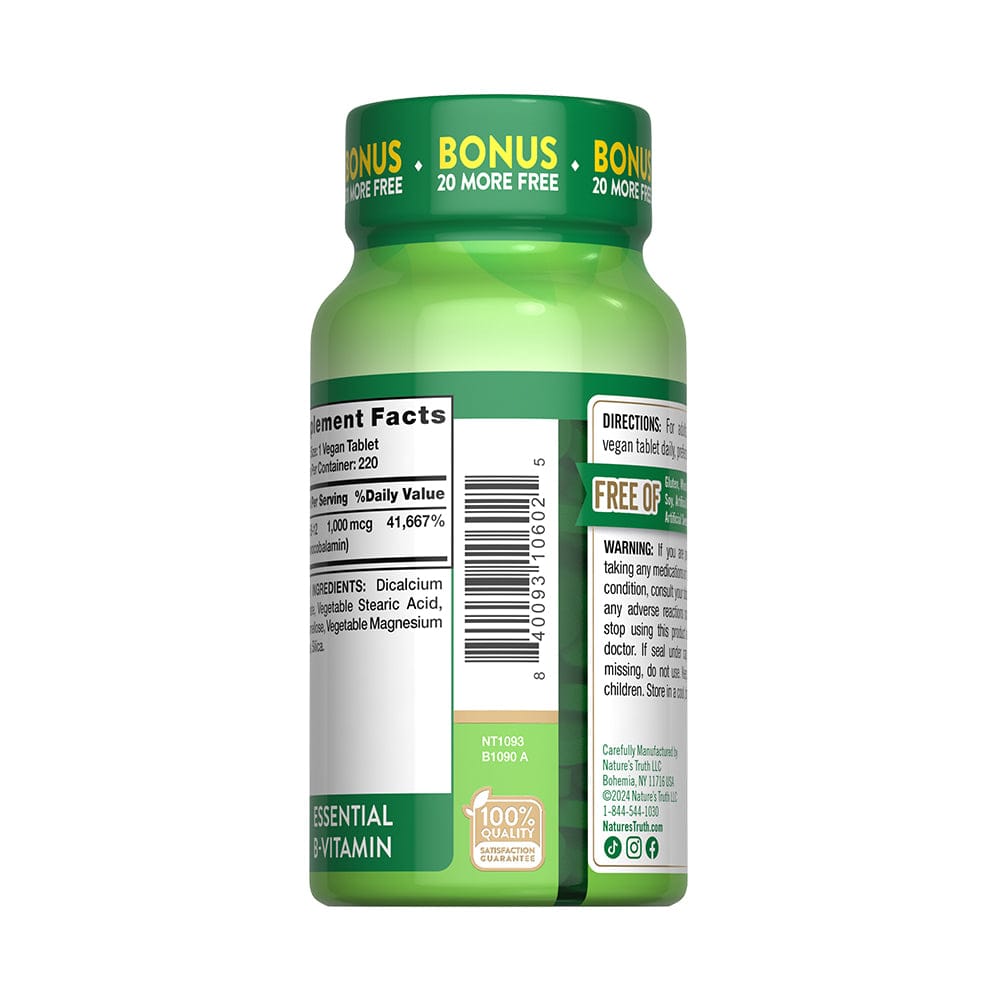 Vitamina B-12 1,000 mcg