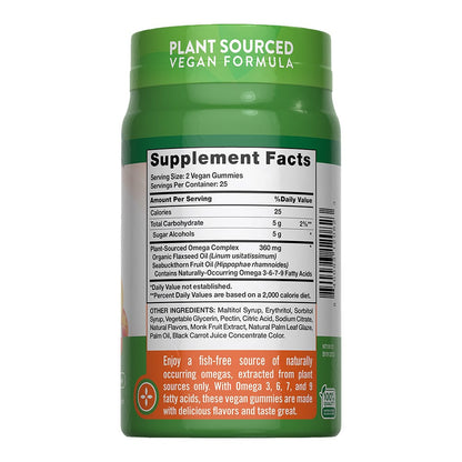 Omega 3-6-7-9 Gomitas | Origen Vegetal  Nature's Truth