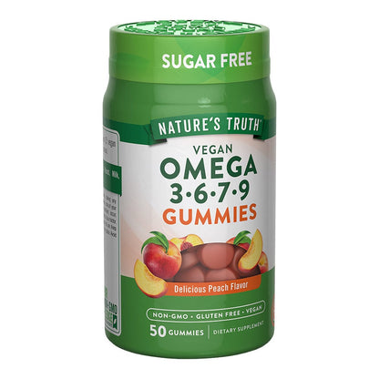 Omega 3-6-7-9 Gomitas | Origen Vegetal  Nature's Truth