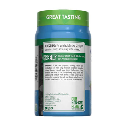 Glicinato de Magnesio gomitas | Suplemento Vegano, No GMO y Libre de Gluten  Nature's Truth