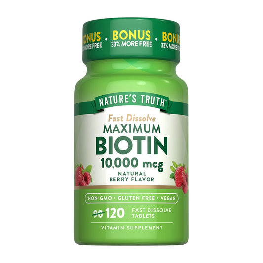 Biotina 10,000 mcg | Máxima Potencia Nature's Truth