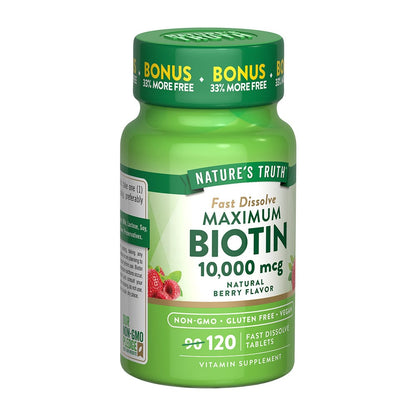 Biotina 10,000 mcg | Máxima Potencia Nature's Truth
