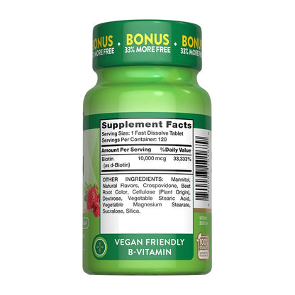 Biotina 10,000 mcg | Máxima Potencia Nature's Truth