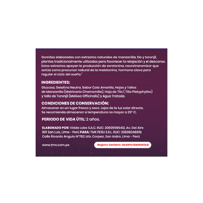 SLEEP+ Precursor natural de melatonina TMX Wellness