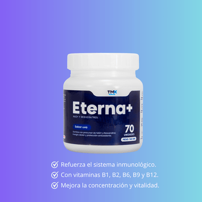 ETERNA+ NAD + Resveratrol Gomitas TMX Wellness