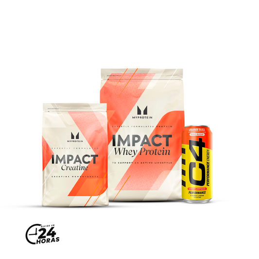 PROMO WOW: IMPACT WHEY PROTEIN 1KG + CREATINA 250GR + LATA C4