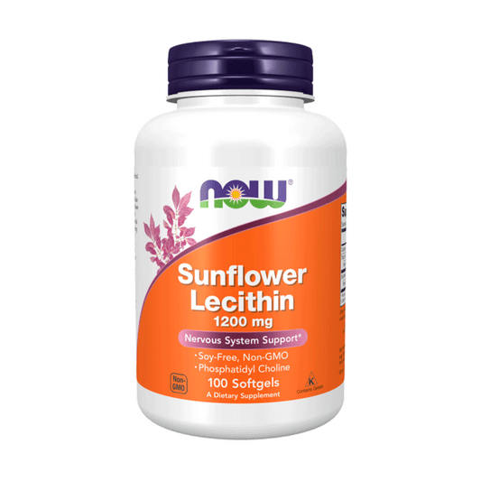 Lecitina de girasol 1,200 mg NOW