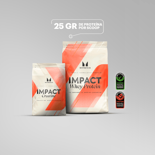 Pack Fuerza 60D: Impact Whey 2.5kg + Creatina 500gr