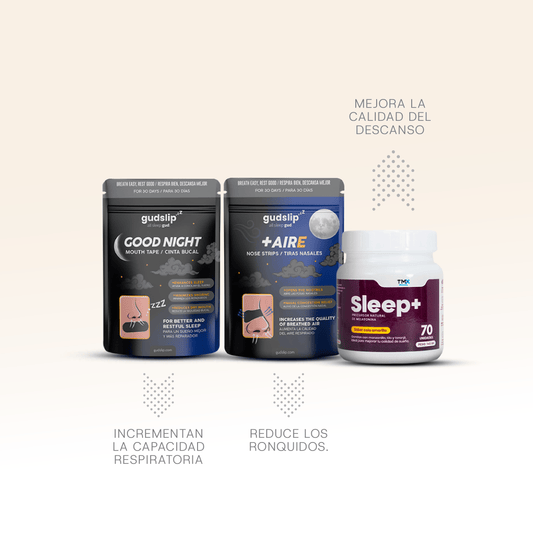 PROMO SUMMER: Tira Gudslip + Cinta Bucal Gudslip + Sleep+precursor de melatonina