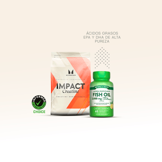 PROMO SUMMER: CREATINA 250GR MP + FISH OIL 30 SERV NATURES TRUTH