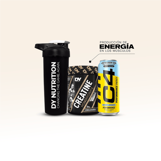 PROMO FIT: Creatina 300GR DY + SHAKER 700 ML DY + C4 LATA