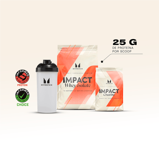 PROMO FIT: Impact whey Isolate 1kg + Creatina 250gr + Shaker 600ml MP