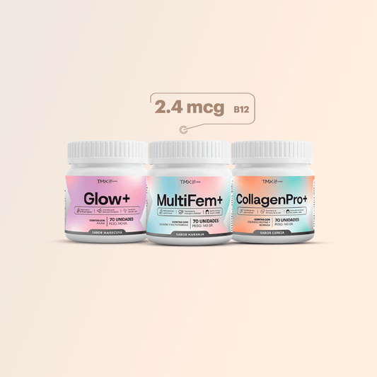 Mamá Glow 30 Dias: Gomitas Glow+ Gomitas Beauty+ Gomitas CollagenPro+