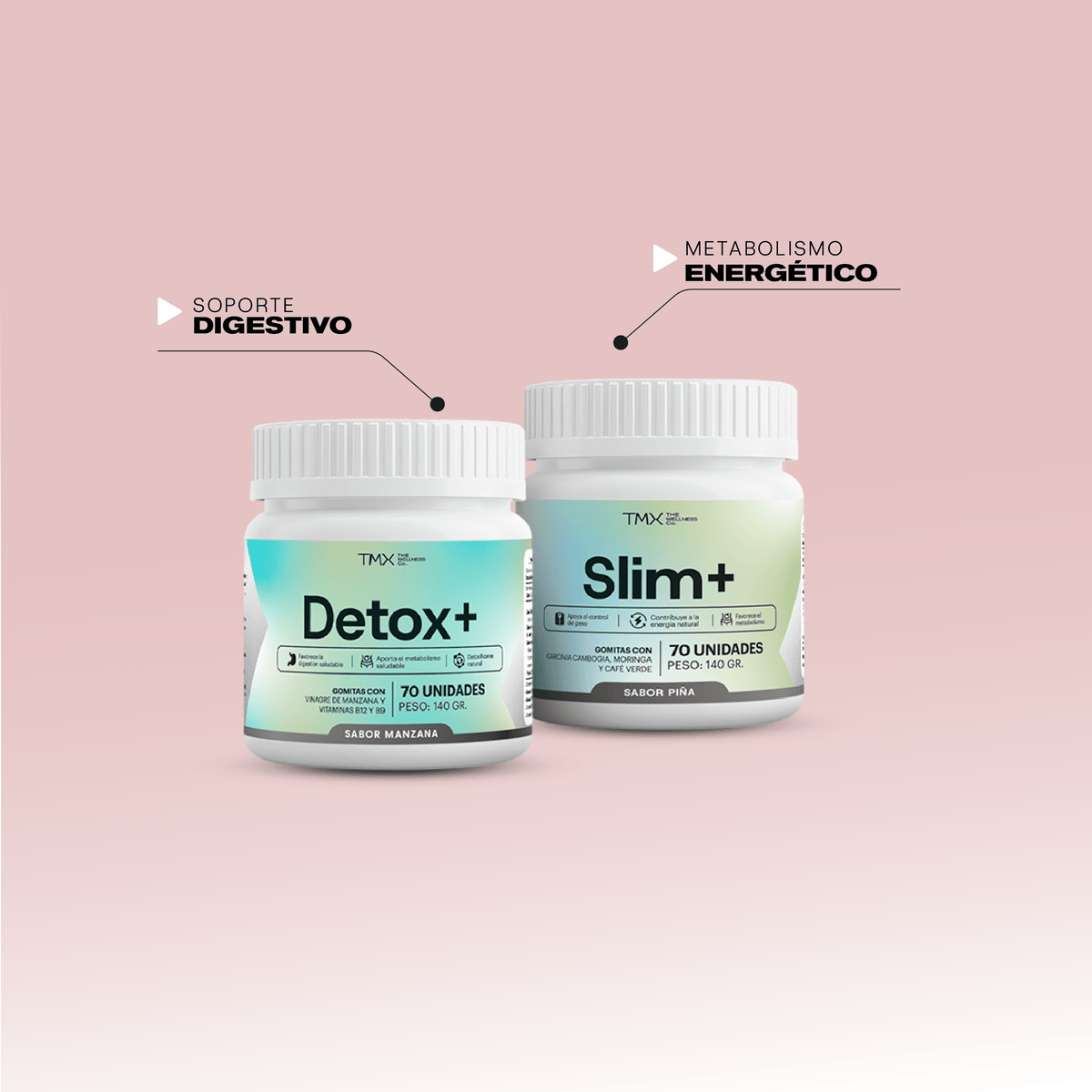 Pack quema grasa: SLIM+ + DETOX+