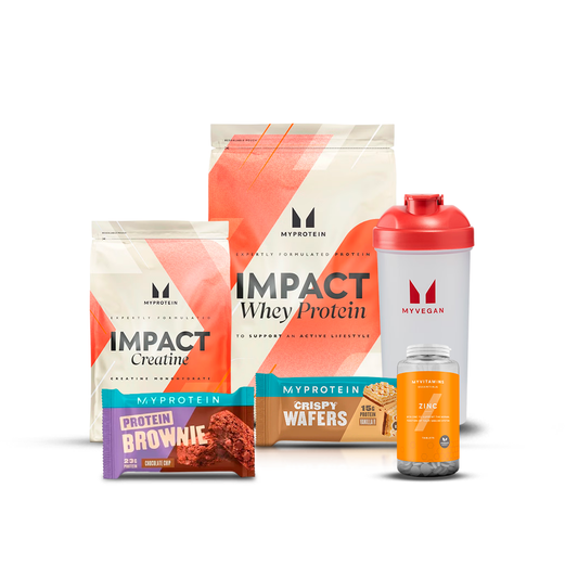 Impact Whey Protein 1kg + Creatina 250g + Shaker 600ml MP + Zinc + 1UND Brownie + 1UND Wafer