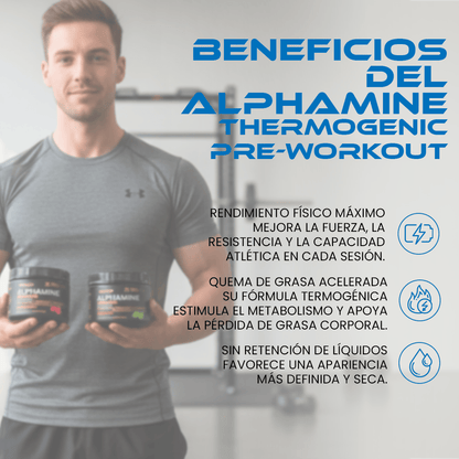 Alphamine 225 Gr Energético y Metabólico