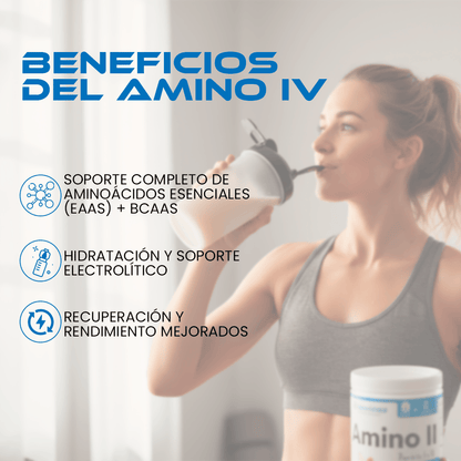 Amino IV Suplemento de 405 Gr BCAA Vegano