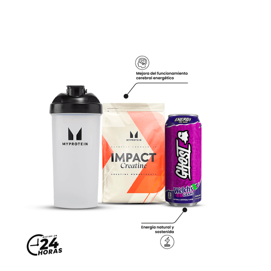 PROMO WOW: CREATINA 250GR + SHAKER 600ML MP + LATA GHOST