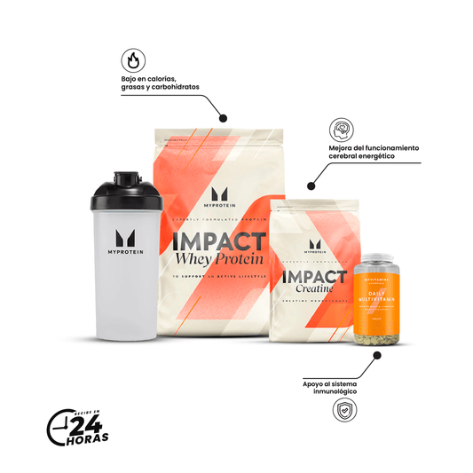 PROMO WOW: IMPACT WHEY 2.5KG + CREATINA 250GR + SHAKER 600 ML MP + DAILY MULTIVITAMIN 60CAPS