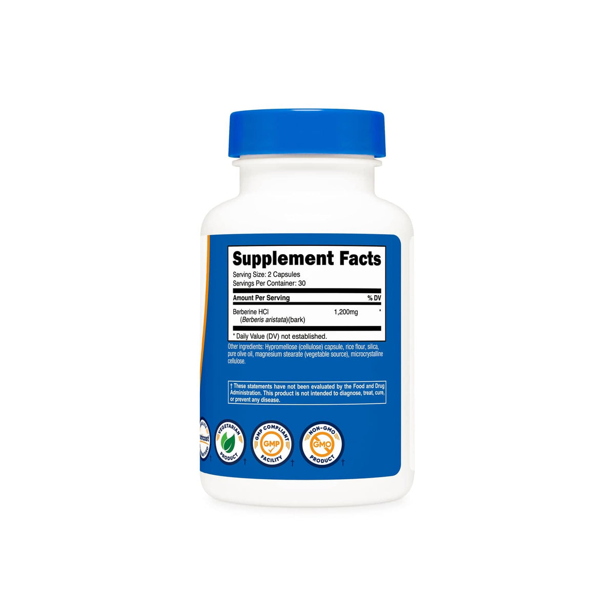 Berberina 1200 mg Nutricost - información del suplemento