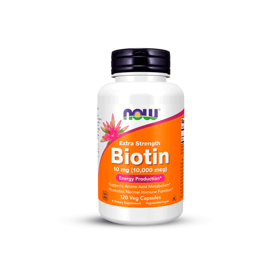 Extra Fuerza Biotina 10,000 mcg NOW