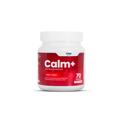Calm+ GOMITAS DE Ashwagandha + Vitamina C & Zinc TMX Wellness