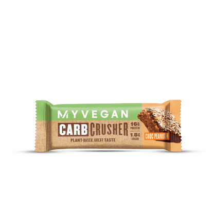 Barra Vegana Carb Crusher 16 Gr Sabor Maní y Chocolate