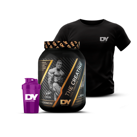 Creatina 1kg DY + Shaker DY 400ml + Polo Oversize PHD