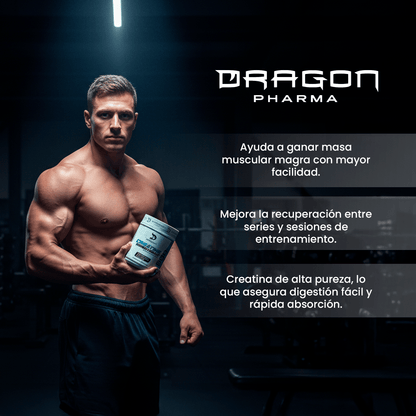 Creatine 100% Monohydrate Dragon Pharma
