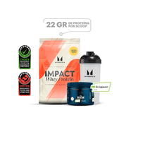 Impact Whey Protein MP Vainilla 2.5 kg + Creatine Creapure 250gr + Shaker 600ml