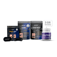 Tiras Nasales 30u + Cinta Bucal con Apertura 30u + Pack de Viaje Gudslip + Gomitas DeepSleep+