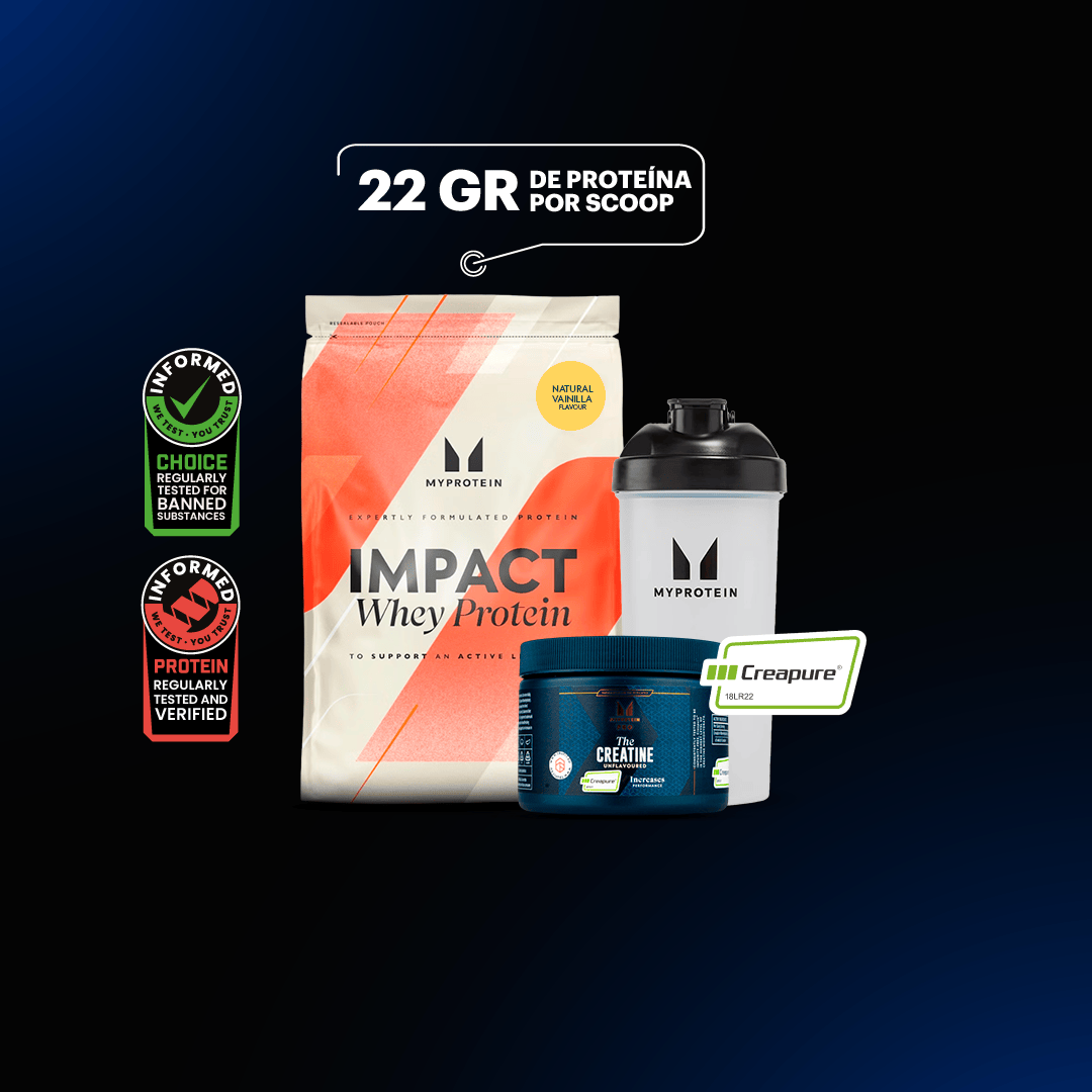 Impact Whey Protein MP Vainilla 2.5 kg + Creatine Creapure 250gr + Shaker 600ml