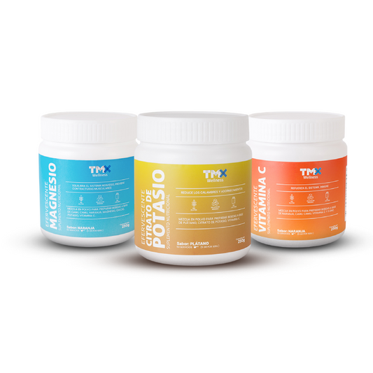 KIT RUNNERS: CITRATO DE POTASIO EFERV + MAGNESIO EFERV + VITAMINA C EFERV