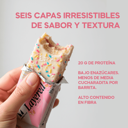 Layered Vainilla Birthday cake (Caja)