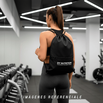 Mochila color Negro con logo DY Nutrition