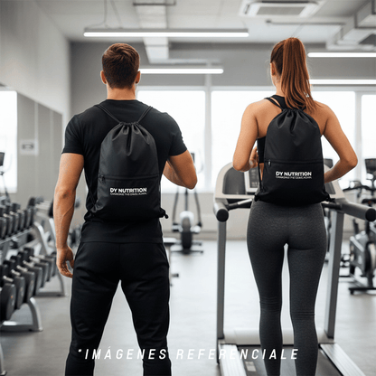 Mochila color Negro con logo DY Nutrition