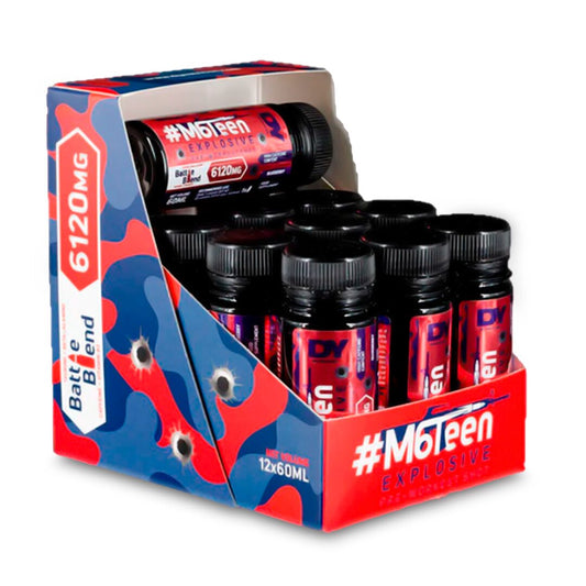 Caja de Pre-Workout #M6Teen Liquid 12 unidades x60ml - DY Nutrition