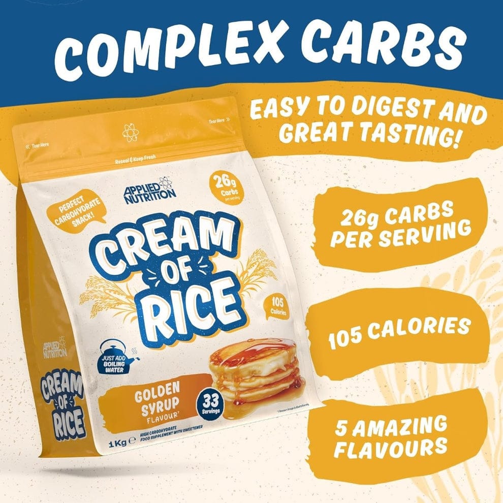 Crema de arroz Golden Syrup 1 Kg Applied Nutrition - imagen 2
