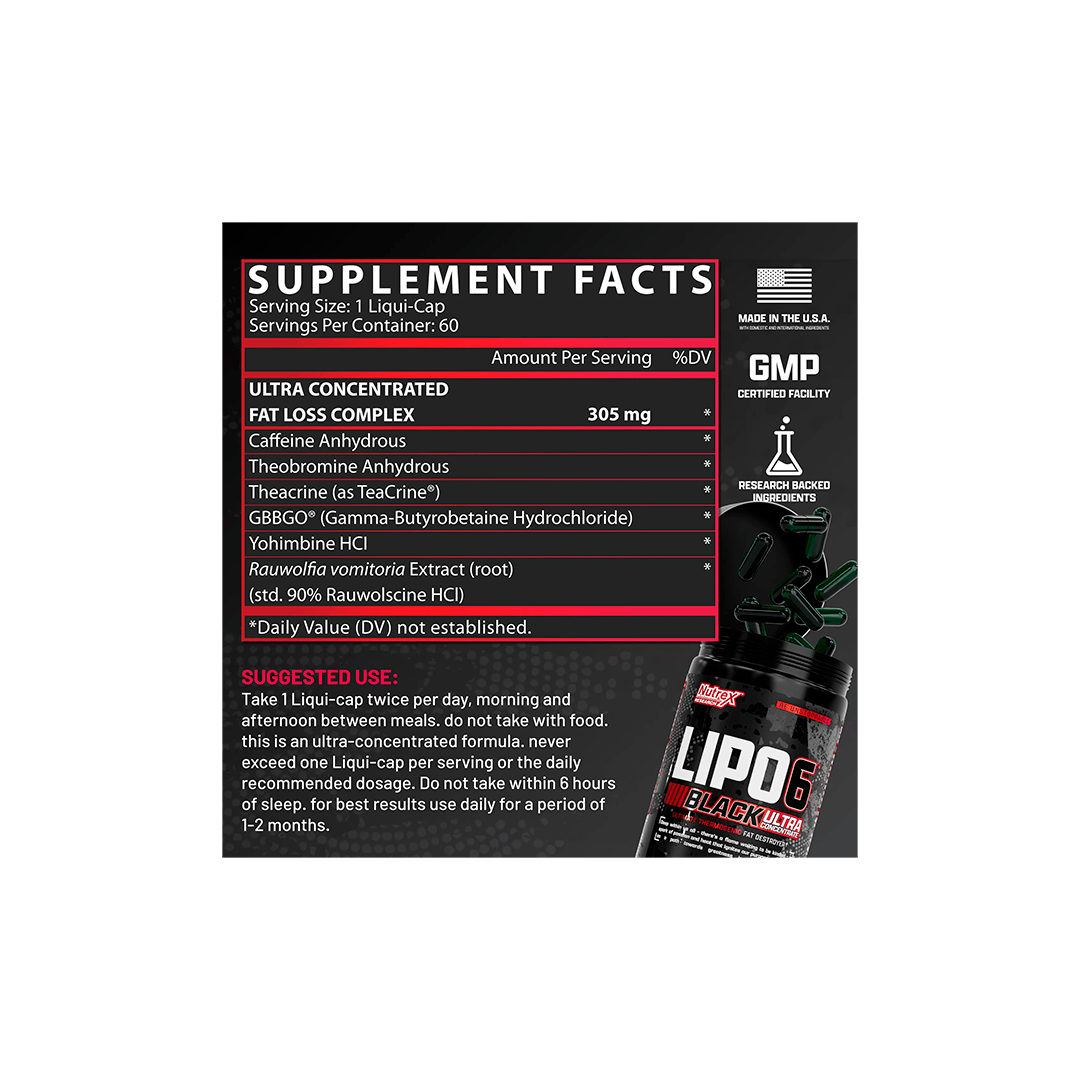 Lipo 6 Black Ultra Concentrated