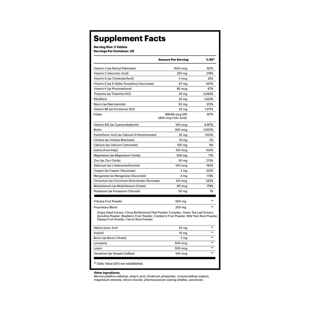 Mens Multi + Test Essentials